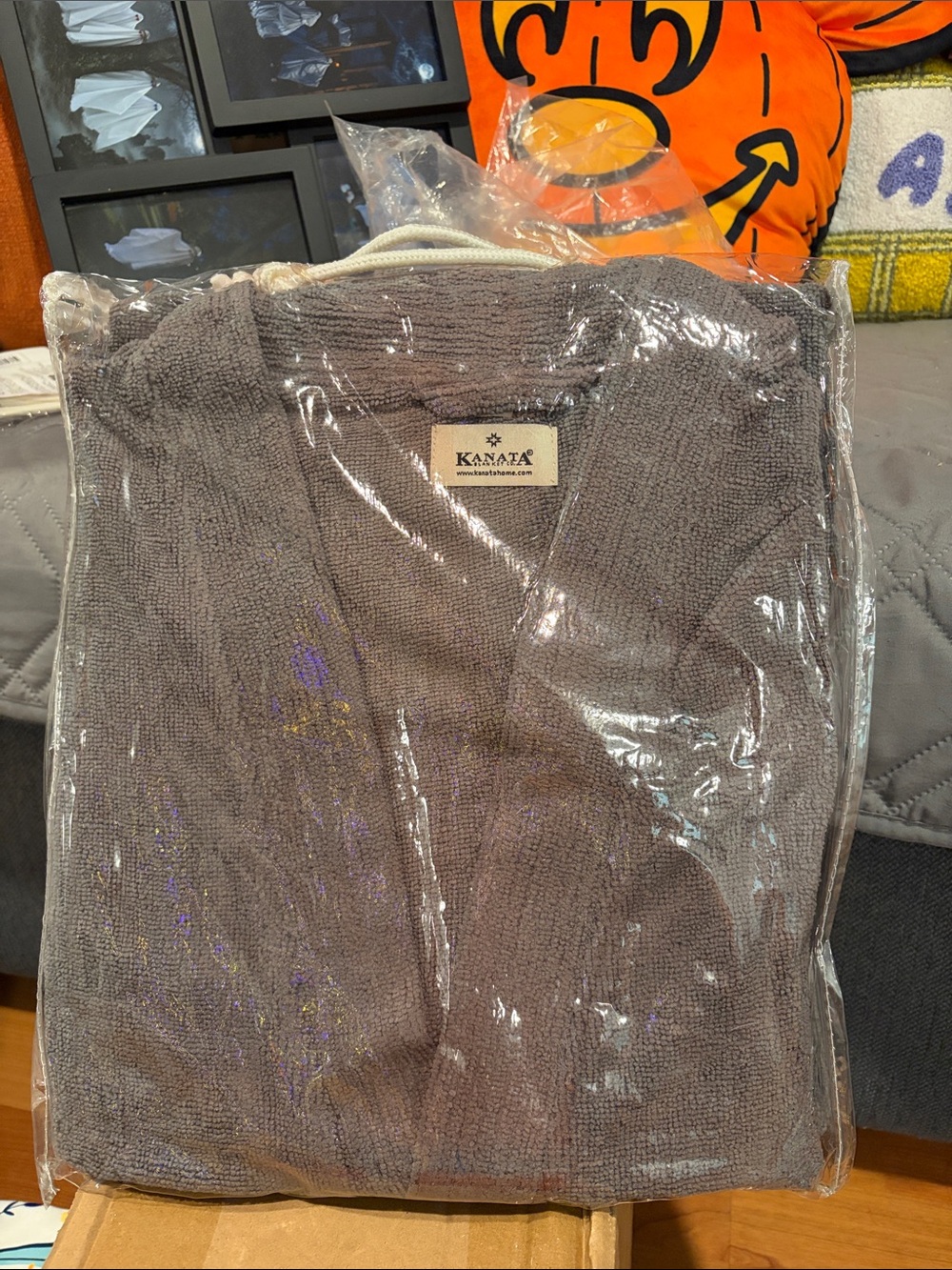Women's Gray Robe